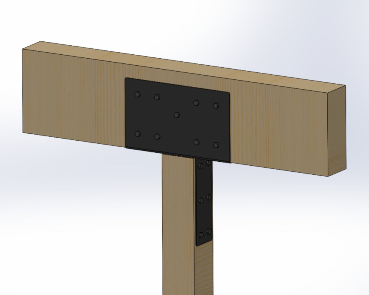 Column to Beam Brace - 5 Inch Beams (CB5.125-CB5.5)