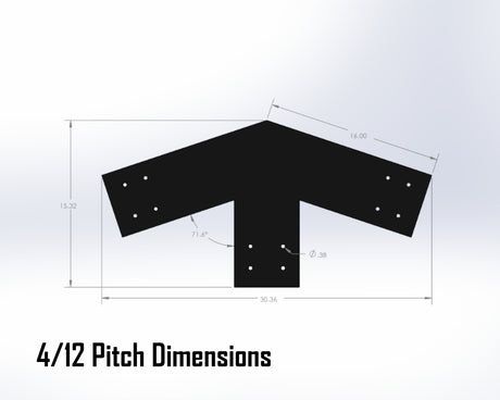 Web Truss Bracket Set - Industrial Style - For 8 Inch Lumber - Wood Post Brackets - construction brackets - brackets for post and beam construction - beam supports - post support - timber frame brackets - post frame buildings - barndominium brackets - exposed beam brackets