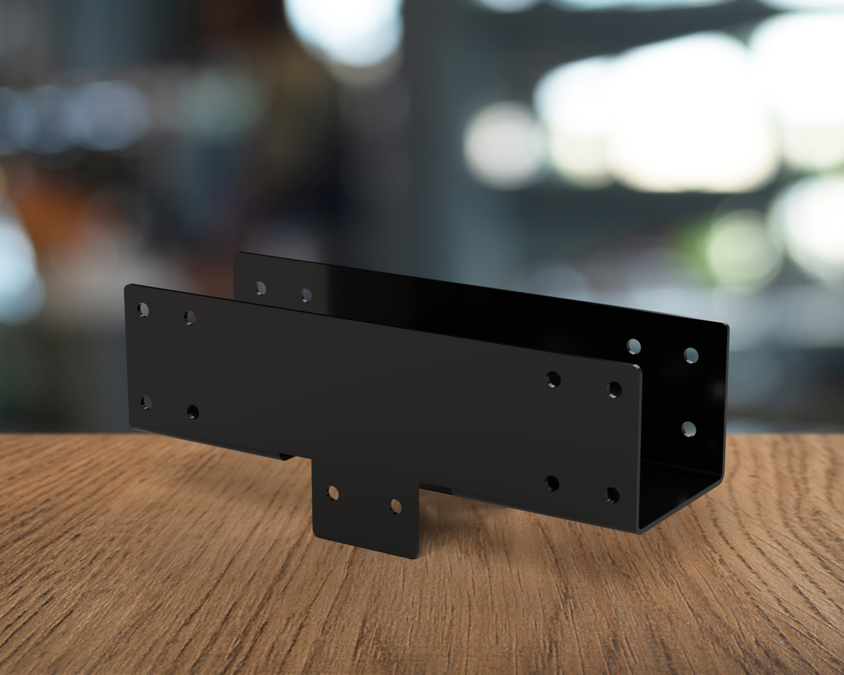 Post to Beam Brace - 6 Inch Beams (PB5.5) - Wood Post Brackets - construction materials - building supposrts - beam supports - post support - timber frame brackets - wood frame buildings - post frame buildings - barndominium brackets - exposed beam brackets
