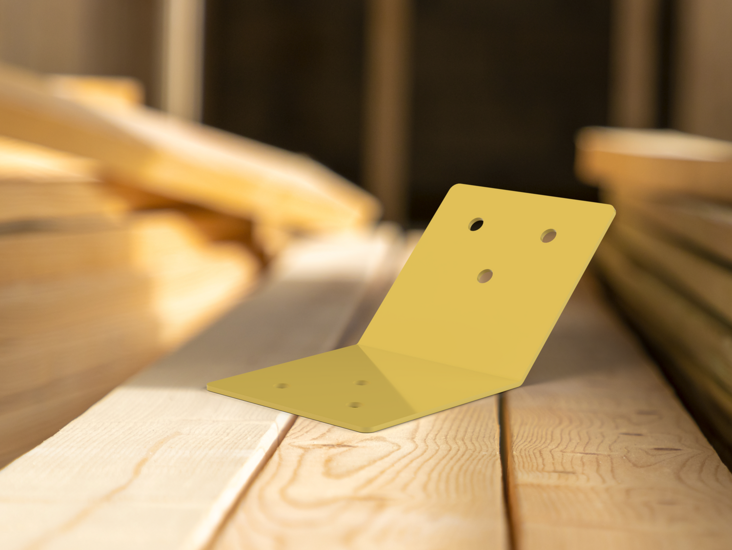 45 Degree Standard Bracket for 4" Post - Wood Post Brackets - construction brackets - brackets for post and beam construction - beam supports - post support - timber frame brackets - barndominium brackets - exposed beam brackets