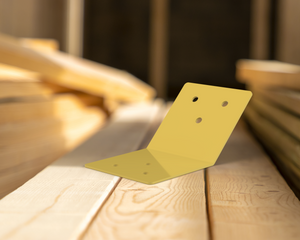 45 Degree Standard Bracket for 4" Post - Wood Post Brackets - construction brackets - brackets for post and beam construction - beam supports - post support - timber frame brackets - barndominium brackets - exposed beam brackets