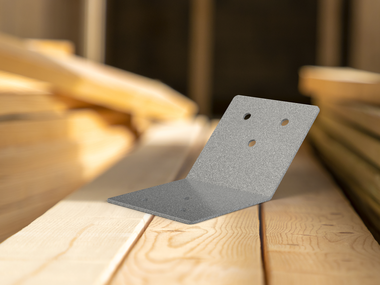 45 Degree Standard Bracket for 4" Post - Wood Post Brackets - construction brackets - brackets for post and beam construction - beam supports - post support - timber frame brackets - barndominium brackets - exposed beam brackets