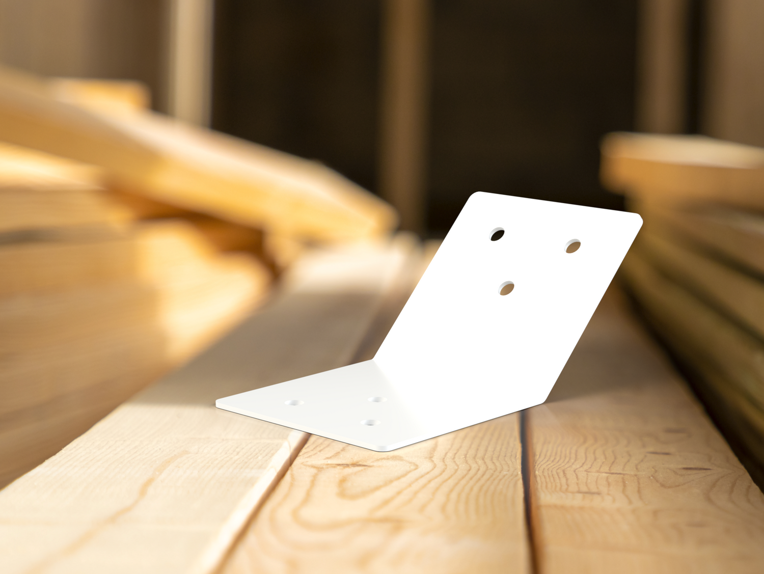 45 Degree Standard Bracket for 4" Post - Wood Post Brackets - construction brackets - brackets for post and beam construction - beam supports - post support - timber frame brackets - barndominium brackets - exposed beam brackets