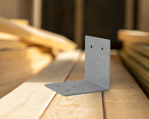 90 Degree Standard Bracket for 4" Post - Wood Post Brackets - construction brackets - brackets for post and beam construction - beam supports - post support - timber frame brackets - barndominium brackets - exposed beam brackets