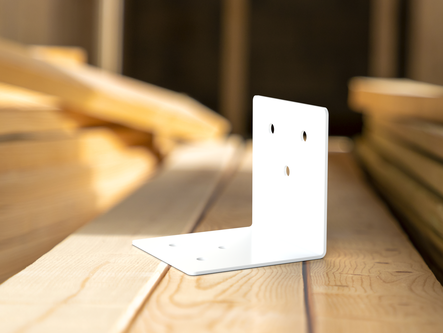 90 Degree Standard Bracket for 4" Post - Wood Post Brackets - construction brackets - brackets for post and beam construction - beam supports - post support - timber frame brackets - barndominium brackets - exposed beam brackets