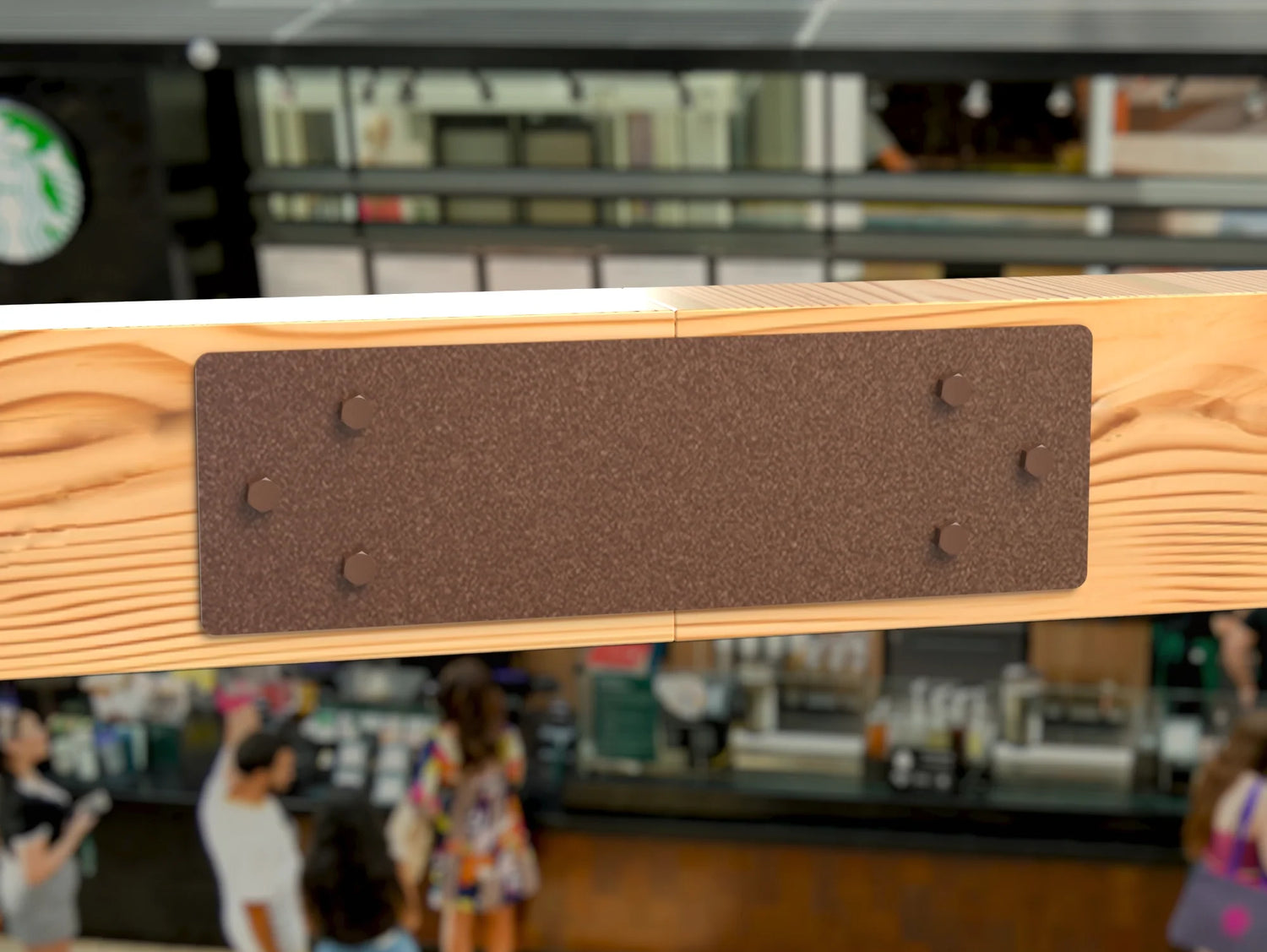 Standard Brackets for 8"x8" Dimensional Wood Post - Madison Iron and Wood