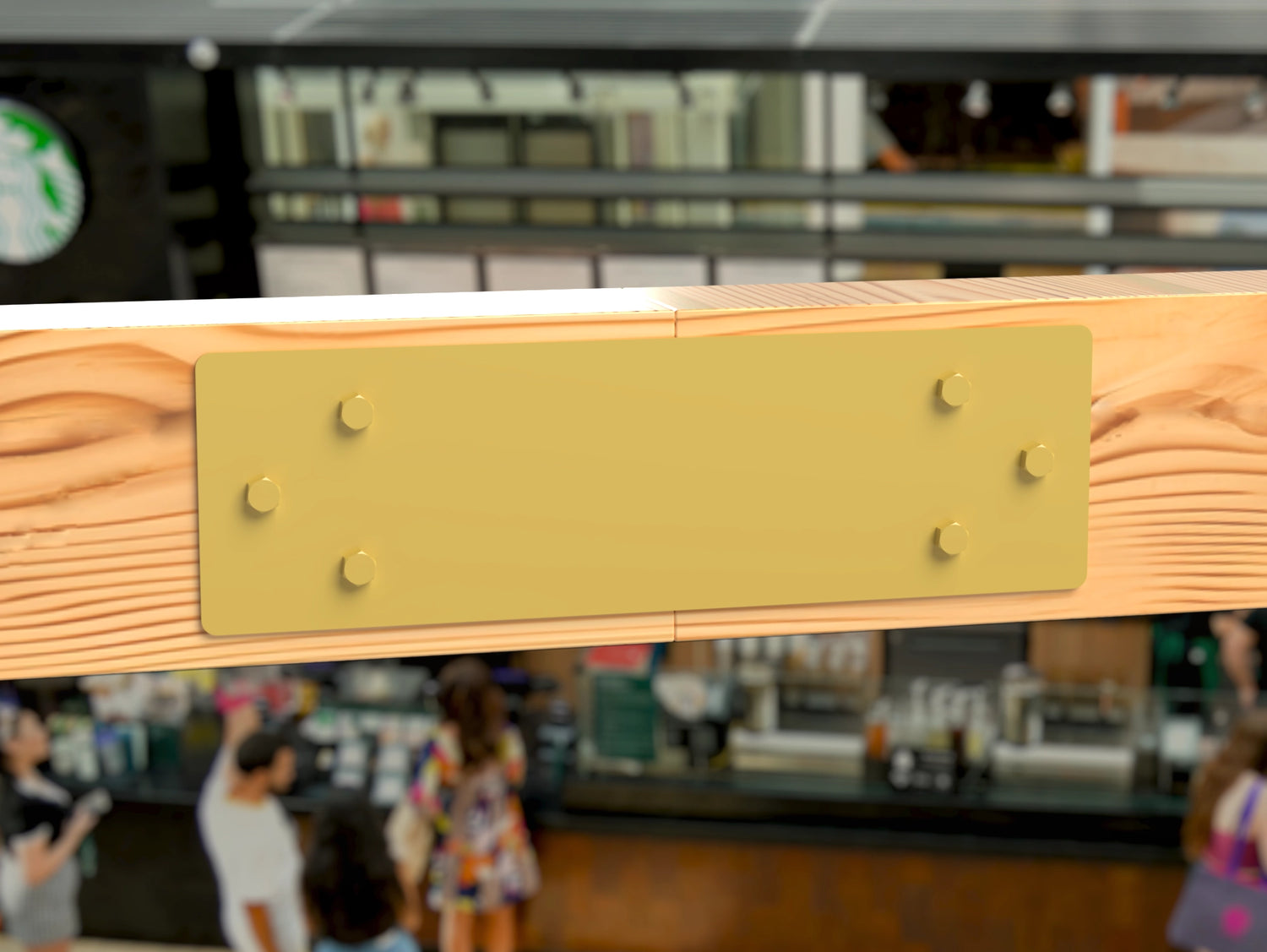 Straight Bracket - Standard Style - For 8 Inch Lumber - Wood Post Brackets - construction brackets - brackets for post and beam construction - beam supports - post support - timber frame brackets - barndominium brackets - exposed beam brackets