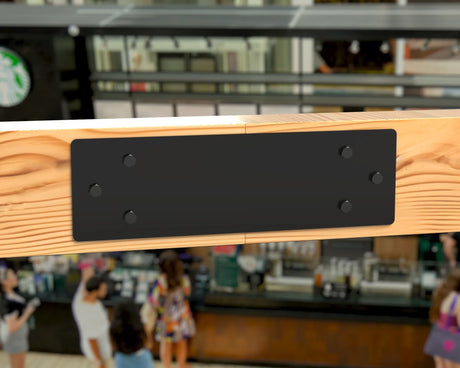 Standard Brackets for 8"x8" Dimensional Wood Post - Madison Iron and Wood