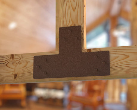 Standard Brackets for 8"x8" Dimensional Wood Post - Madison Iron and Wood