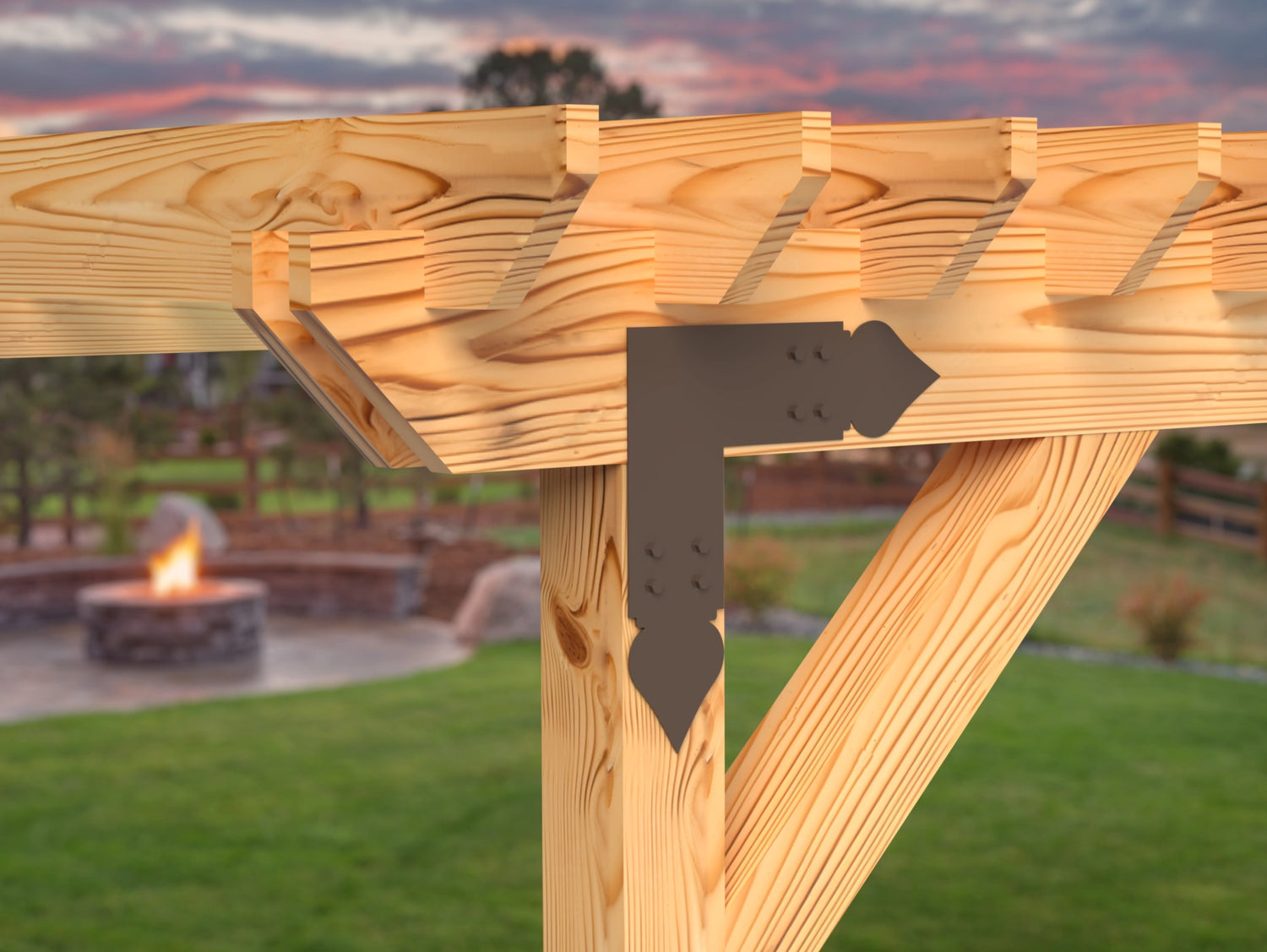 L Bracket - Spade Style - For 8 Inch Lumber - Wood Post Brackets - construction brackets - brackets for post and beam construction - beam supports - post support - timber frame brackets - barndominium brackets - exposed beam brackets