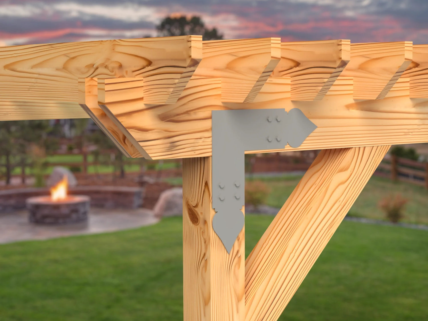 Spade Brackets For 4x4 Dimensional Lumber - Madison Iron and Wood