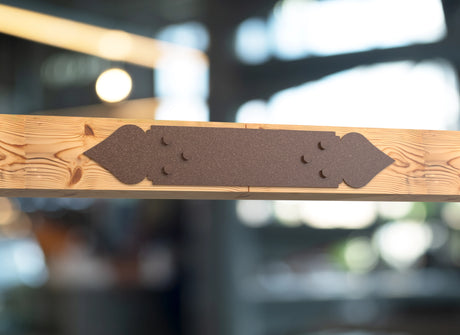 Straight Bracket - Spade Style - For 8 Inch Lumber - Wood Post Brackets - construction brackets - brackets for post and beam construction - beam supports - post support - timber frame brackets - barndominium brackets - exposed beam brackets