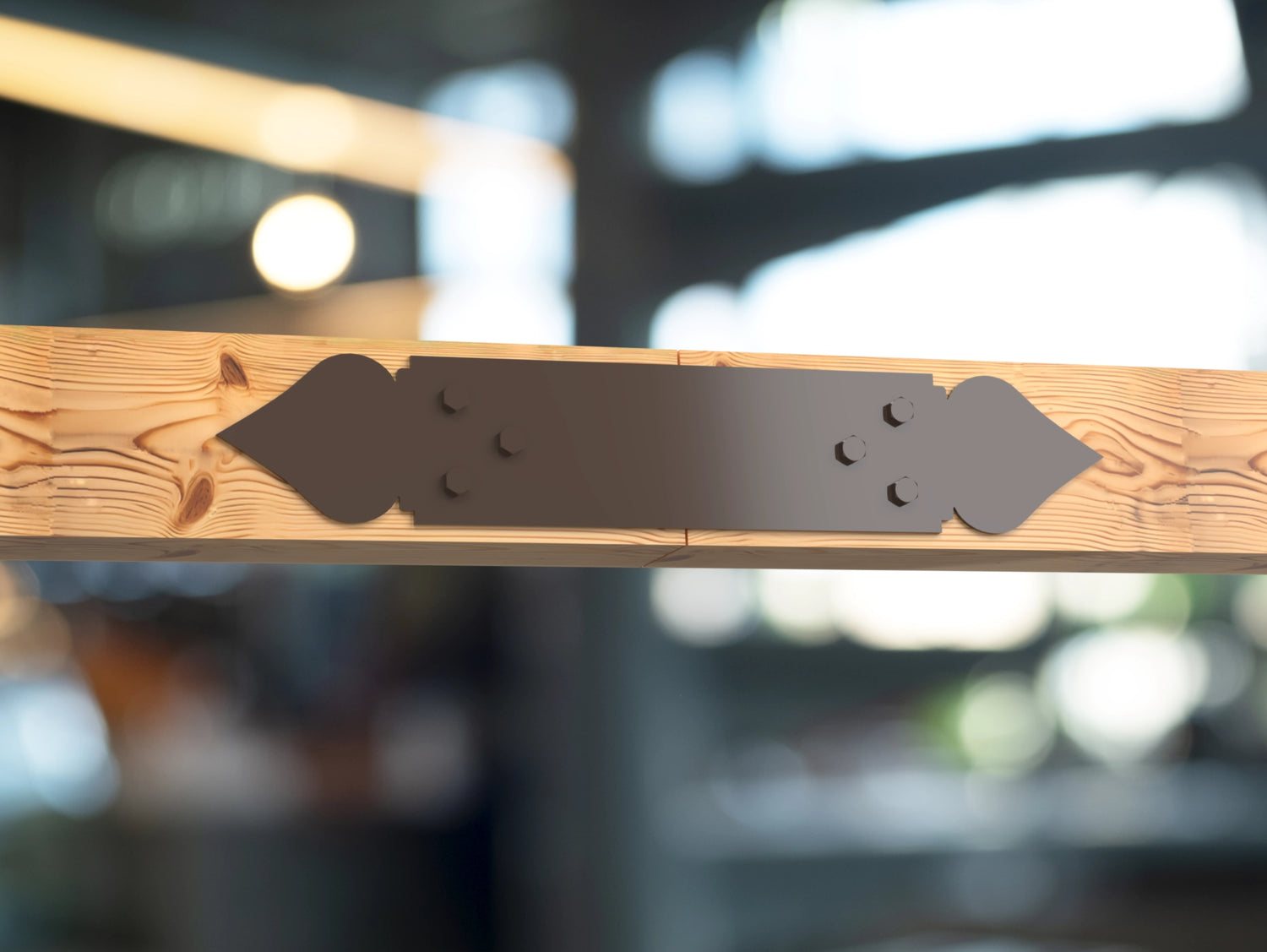 Straight Bracket - Spade Style - For 8 Inch Lumber - Wood Post Brackets - construction brackets - brackets for post and beam construction - beam supports - post support - timber frame brackets - barndominium brackets - exposed beam brackets