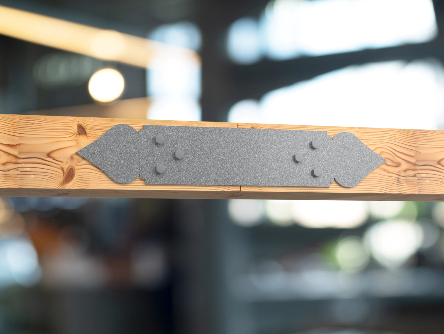 Straight Bracket - Spade Style - For 8 Inch Lumber - Wood Post Brackets - construction brackets - brackets for post and beam construction - beam supports - post support - timber frame brackets - barndominium brackets - exposed beam brackets