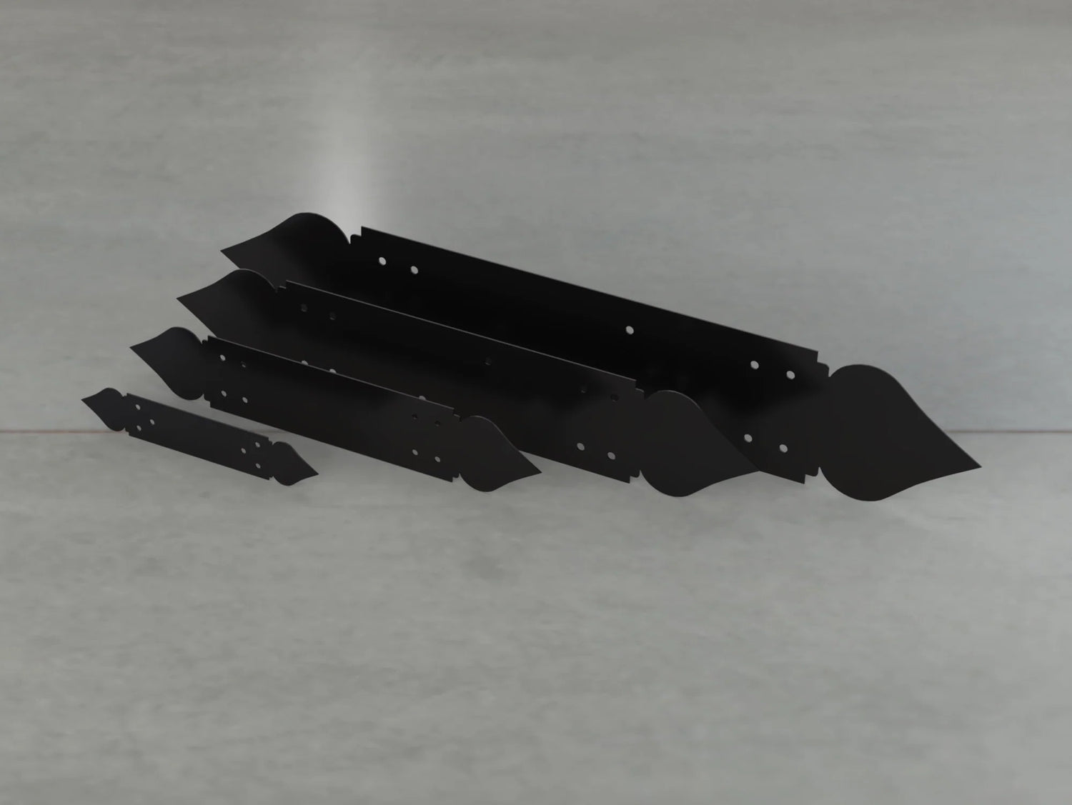 Spade Style Straight Brackets - Various Sizes - Wood Post Brackets - construction brackets - brackets for post and beam construction - beam supports - post support - timber frame brackets - barndominium brackets - exposed beam brackets