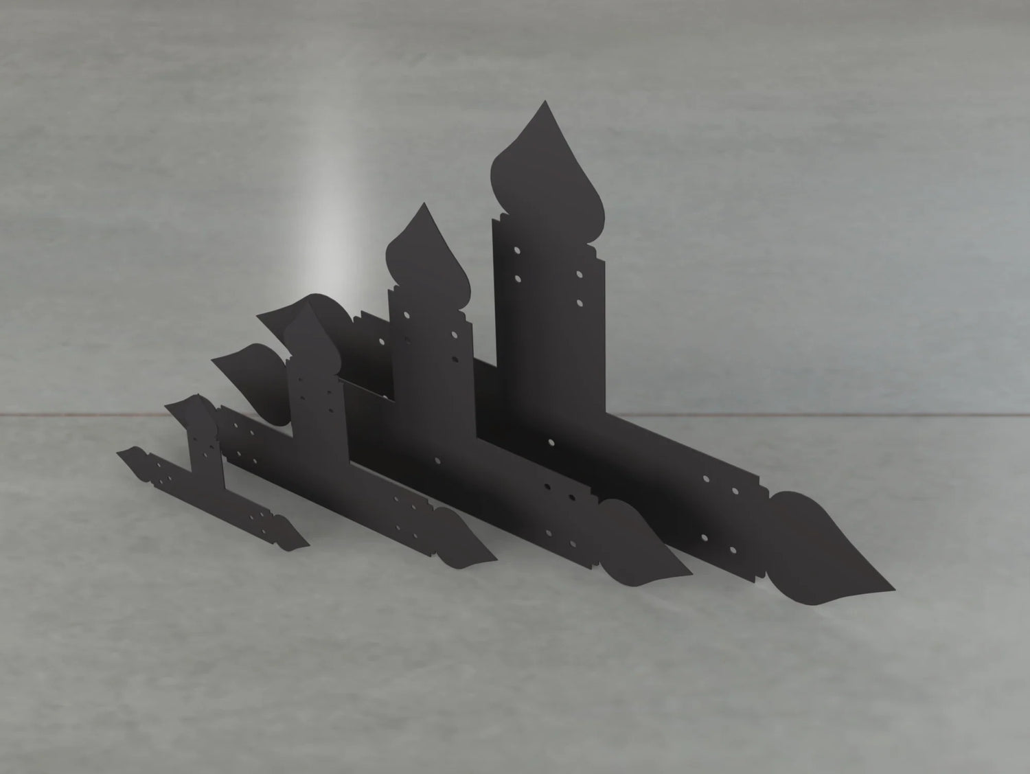 Spade Style T Brackets - Various Sizes - Wood Post Brackets - construction brackets - brackets for post and beam construction - beam supports - post support - timber frame brackets - barndominium brackets - exposed beam brackets