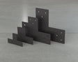 Standard Style T Brackets - Various Sizes - Wood Post Brackets - construction brackets - brackets for post and beam construction - beam supports - post support - timber frame brackets - barndominium brackets - exposed beam brackets