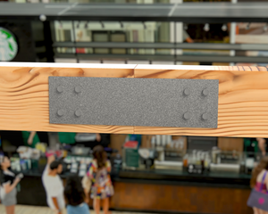 Straight Bracket - Industrial Style - 8 Inch Lumber - Wood Post Brackets - construction brackets - brackets for post and beam construction - beam supports - post support - timber frame brackets - barndominium brackets - exposed beam brackets