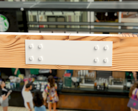 Straight Bracket - Industrial Style - 8 Inch Lumber - Wood Post Brackets - construction brackets - brackets for post and beam construction - beam supports - post support - timber frame brackets - barndominium brackets - exposed beam brackets