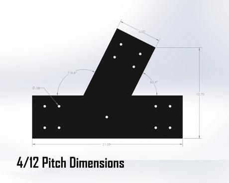 Web Truss Bracket Set - Industrial Style - For 8 Inch Lumber - Wood Post Brackets - construction brackets - brackets for post and beam construction - beam supports - post support - timber frame brackets - post frame buildings - barndominium brackets - exposed beam brackets