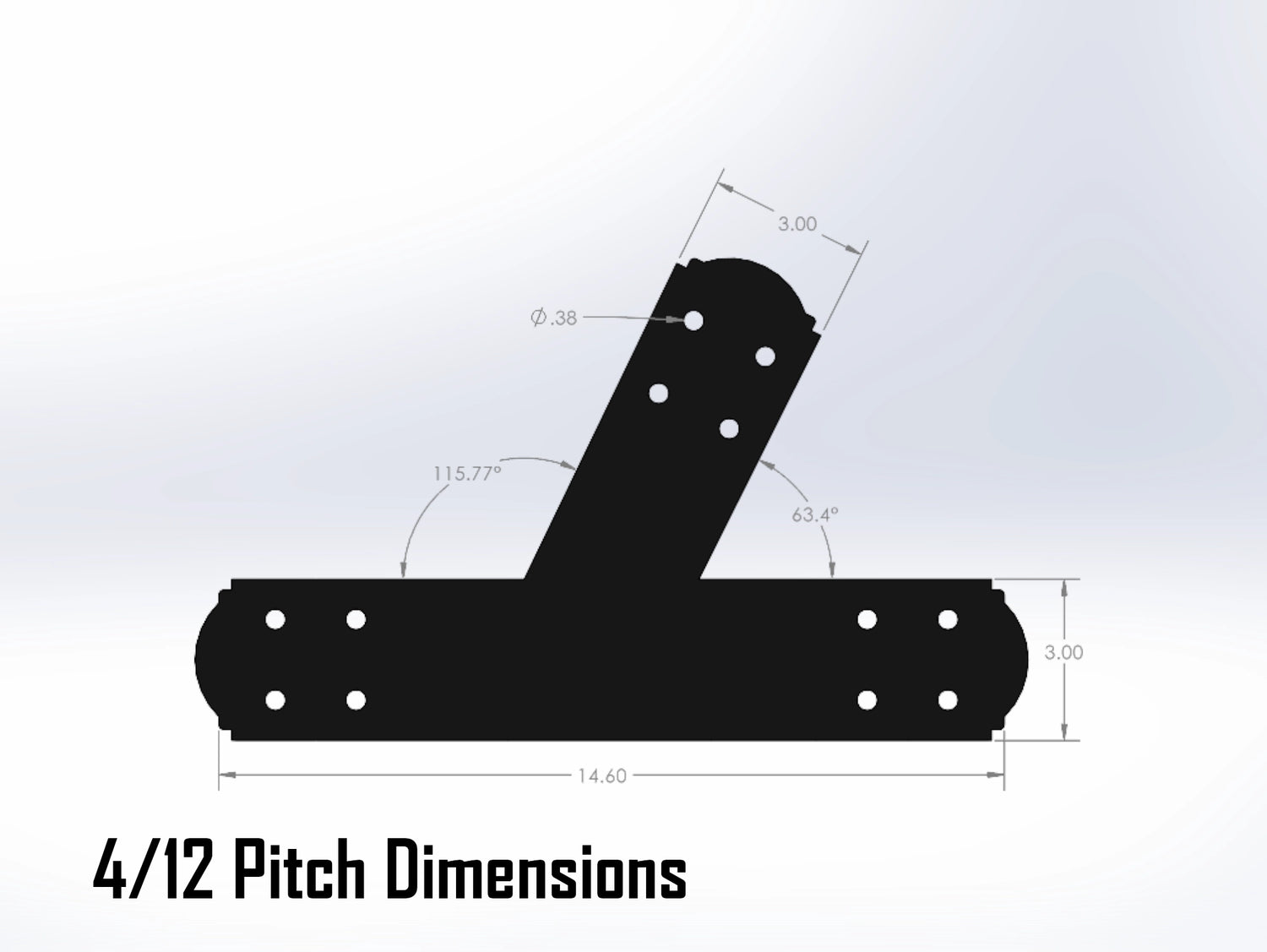 Web Truss Bracket Set - Crowned Style - For 4 Inch Lumber - Wood Post Brackets - construction brackets - brackets for post and beam construction - beam supports - post support - timber frame brackets - post frame buildings - barndominium brackets - exposed beam brackets