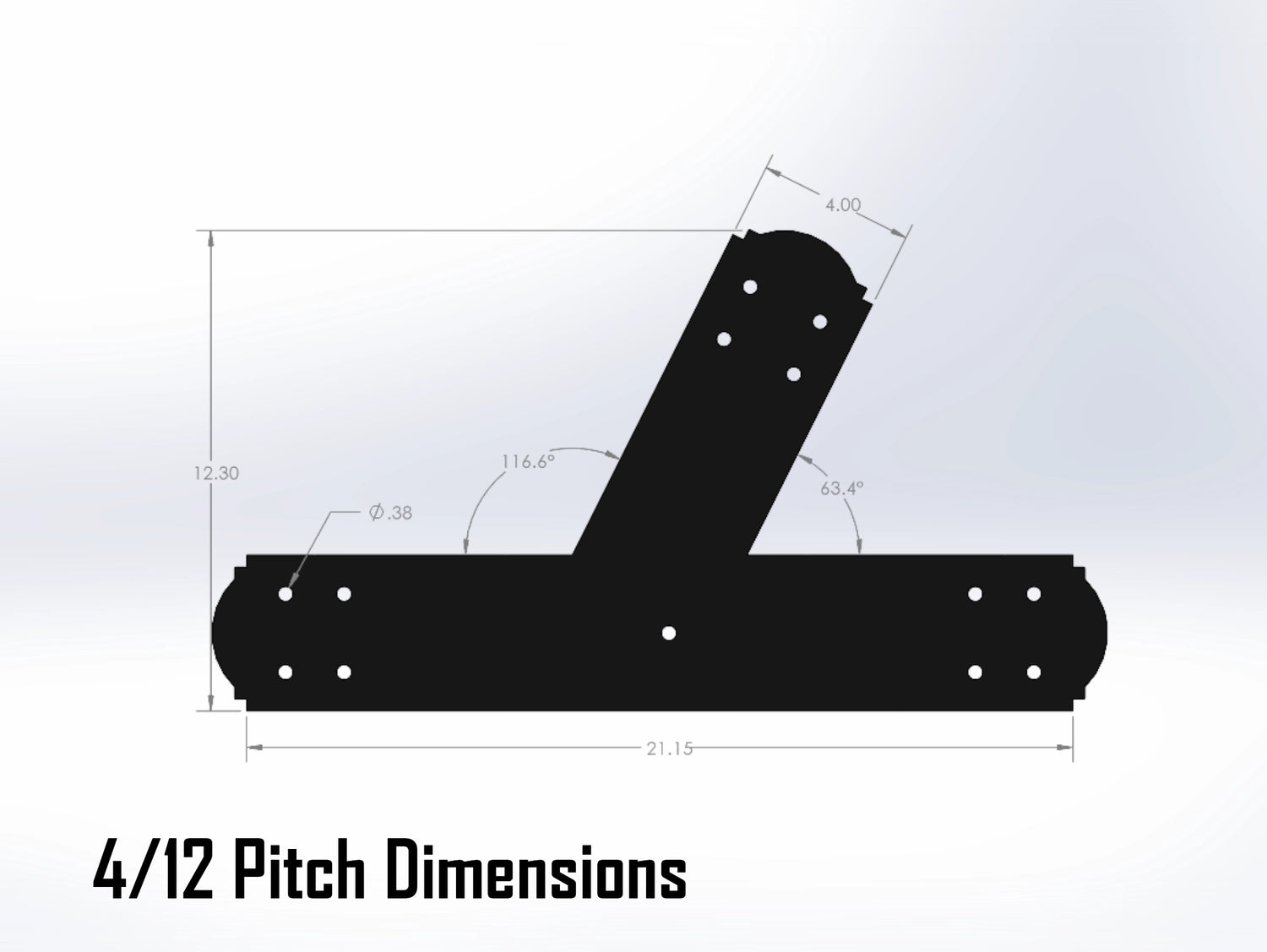 Web Truss Bracket Set - Crowned Style - For 6 Inch Lumber - Wood Post Brackets - construction brackets - brackets for post and beam construction - beam supports - post support - timber frame brackets - post frame buildings - barndominium brackets - exposed beam brackets