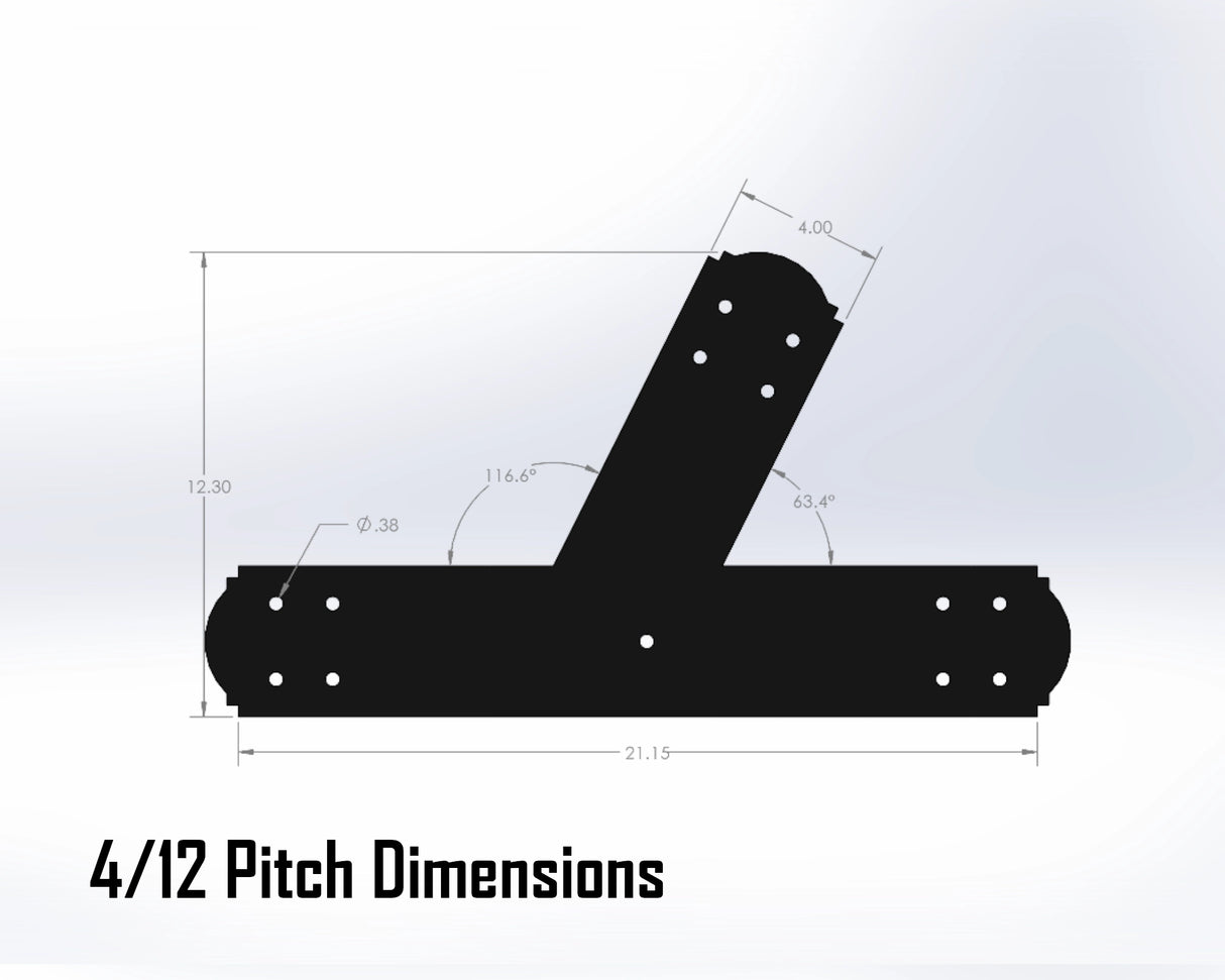 Web Truss Bracket Set - Crowned Style - For 6 Inch Lumber - Wood Post Brackets - construction brackets - brackets for post and beam construction - beam supports - post support - timber frame brackets - post frame buildings - barndominium brackets - exposed beam brackets