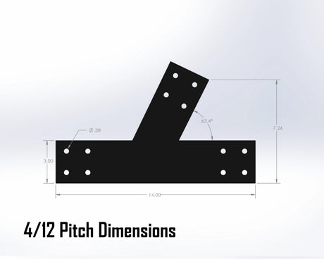 Web Truss Bracket Set - Industrial Style - For 4 Inch Lumber - Wood Post Brackets - construction brackets - brackets for post and beam construction - beam supports - post support - timber frame brackets - post frame buildings - barndominium brackets - exposed beam brackets