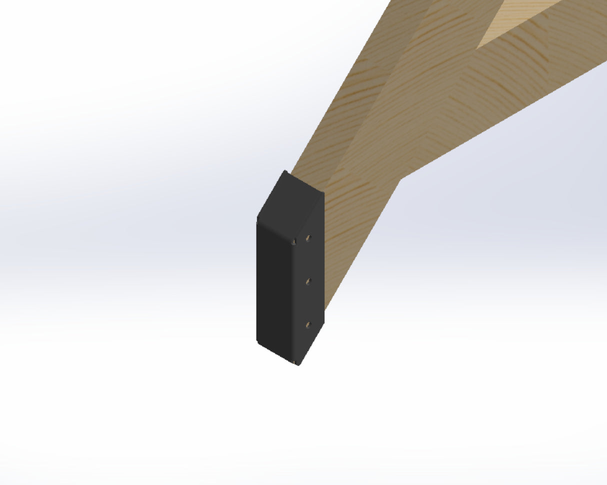 Truss End Cap - TEC - Wood Post Brackets - construction materials - building supports - beam supports - post supports