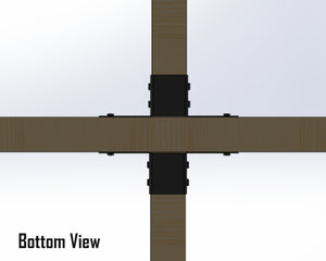 Double Top Flange Joist Hanger - JHDTF - Wood Post Brackets - construction materials - building supports - beam supports - post supports