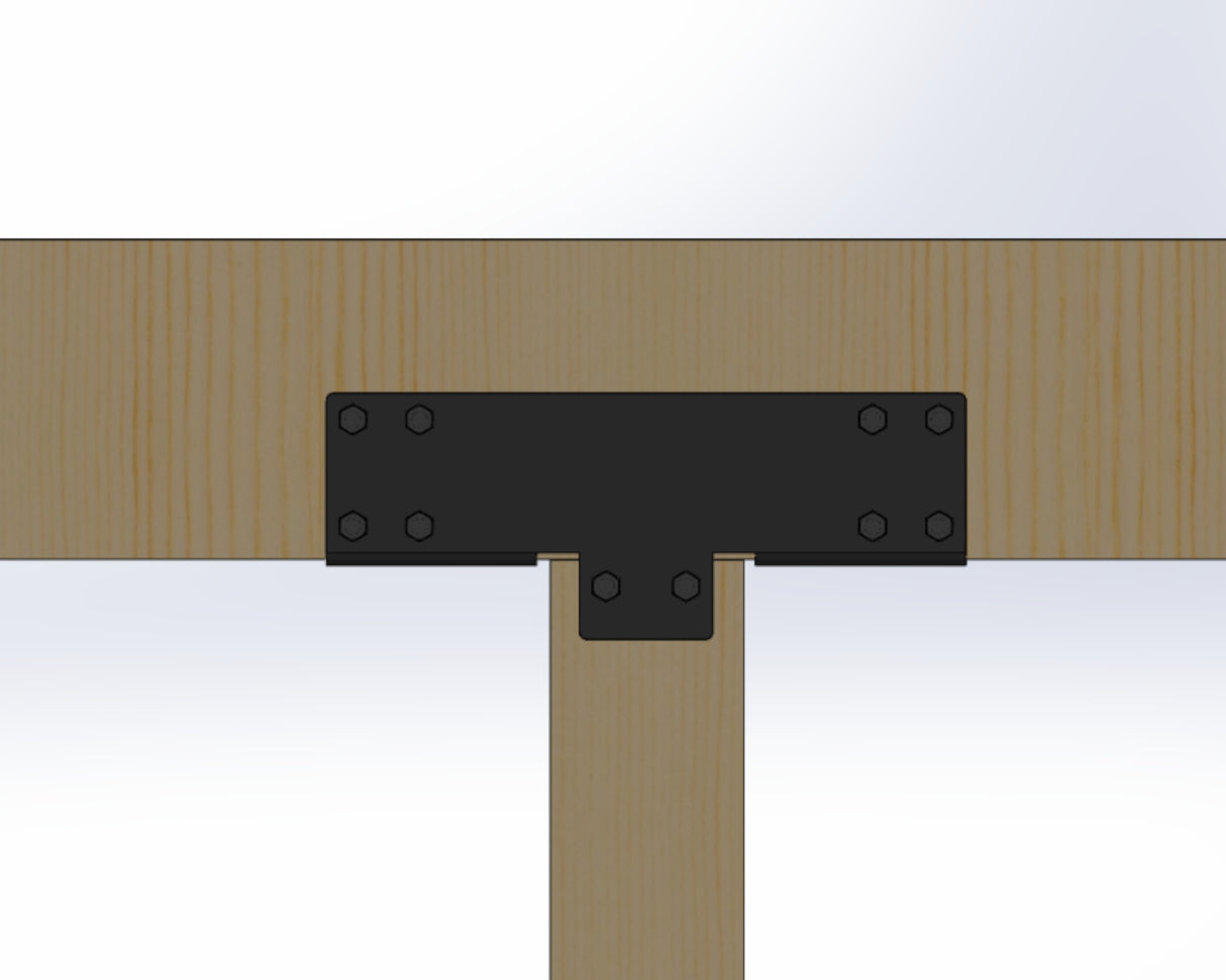 Post to Beam Brace - 4 Inch Beams (PB3.5)