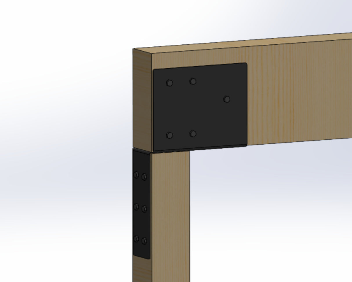 Column to Beam Corner Brace - 8 Inch Beams (CBC8.75)