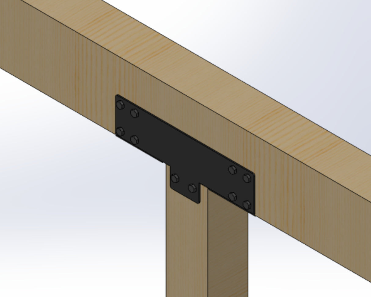 Post to Beam Brace - 4 Inch Beams (PB3.5)