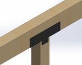 Post to Beam Brace - 4 Inch Beams (PB3.5)