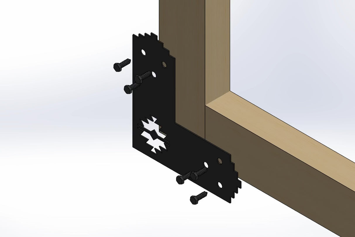 L Bracket - Aztec Style - For 6 Inch Lumber