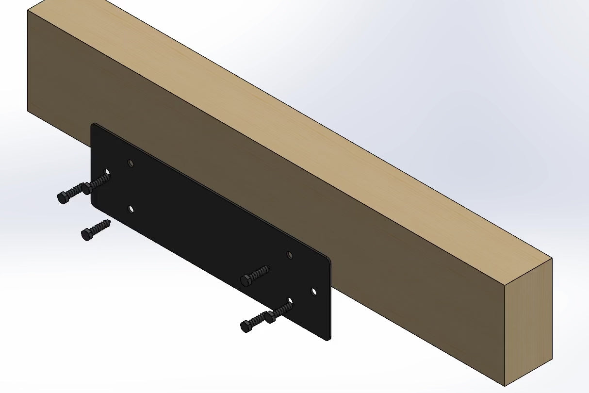 Straight Bracket - Standard Style - For 8 Inch Lumber