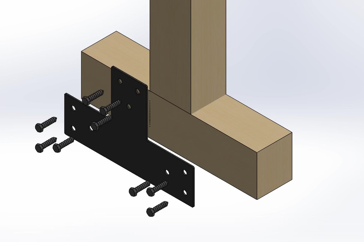 T Bracket - Standard Style - For 4 Inch Lumber