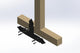 T Bracket - Spade Style - For 4 Inch Lumber