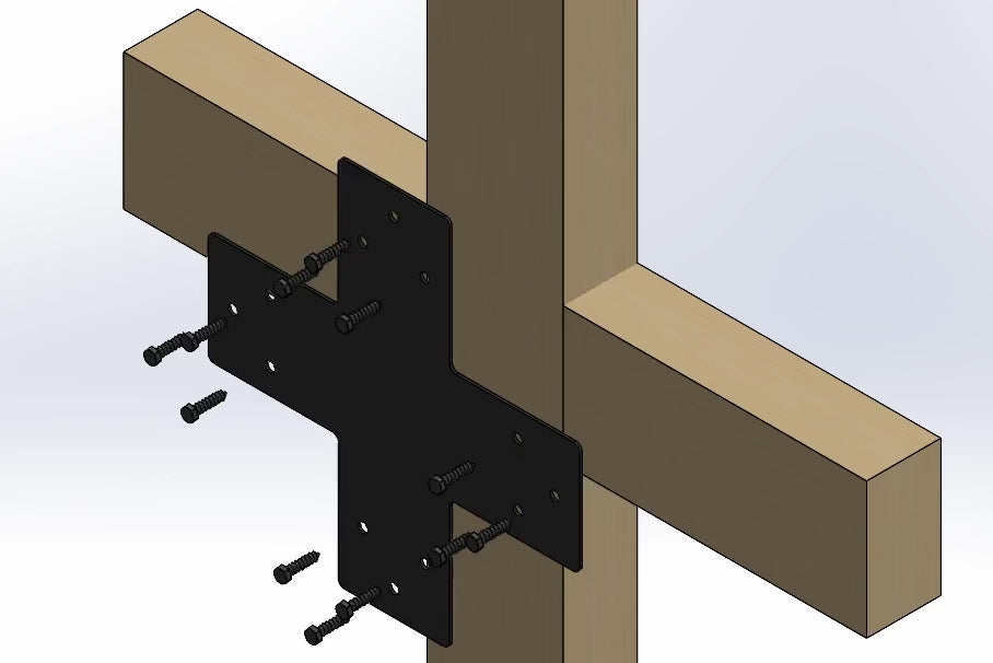 X Bracket - Standard Style - For 8 Inch Lumber