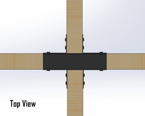 Double Top Flange Joist Hanger - JHDTF - Wood Post Brackets - construction materials - building supports - beam supports - post supports